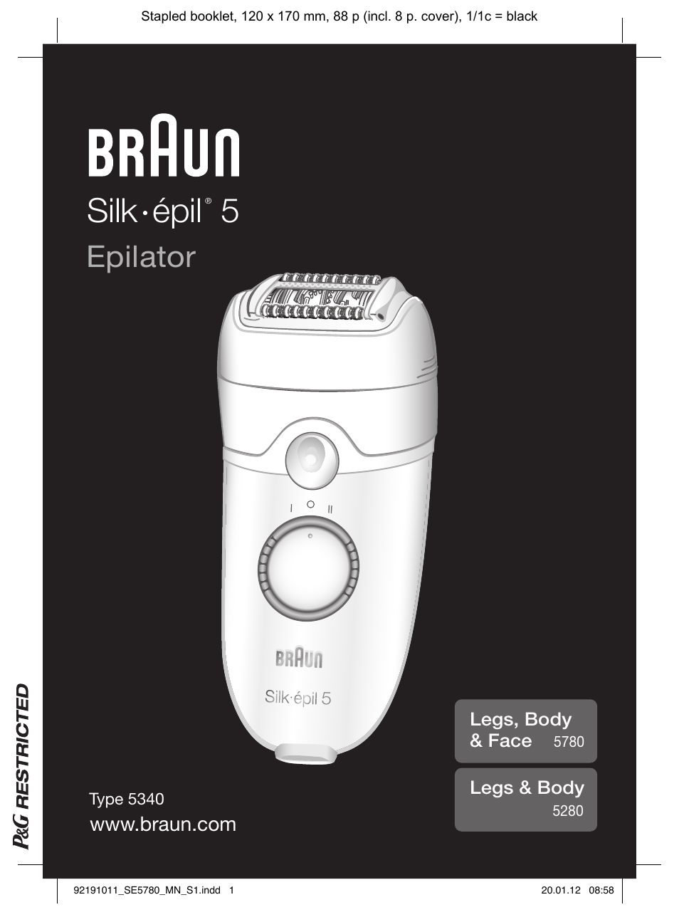 Braun 5780 Silk-épil 5 User Manual | 86 pages