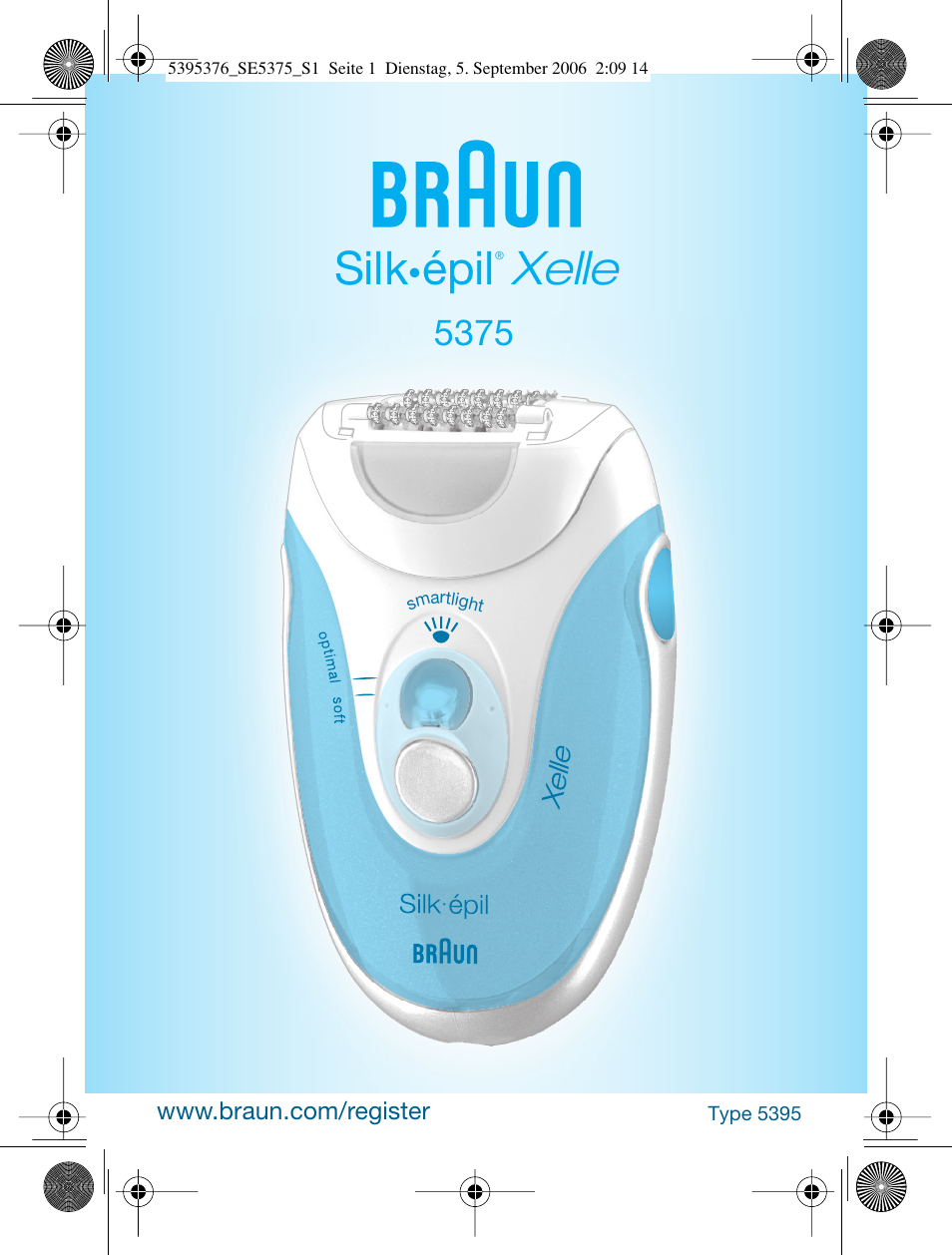 Braun 5375 Silk-épil Xelle User Manual | 55 pages