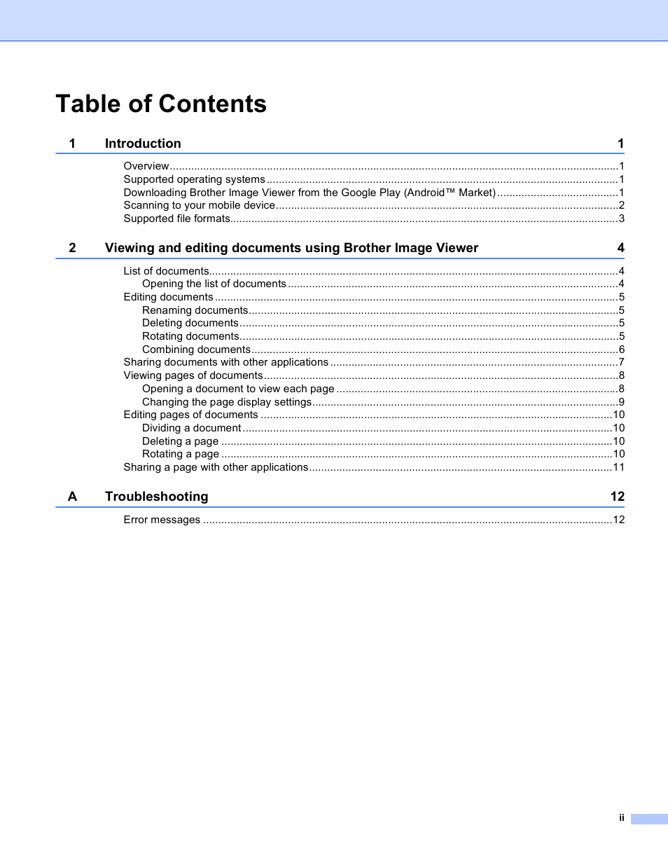 Brother Image Viewer (Guide for Android) User Manual | Page 3 / 16