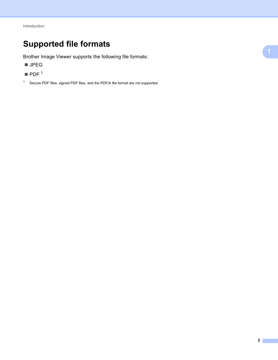 Supported file formats | Brother Image Viewer (Guide for Android) User Manual | Page 6 / 16