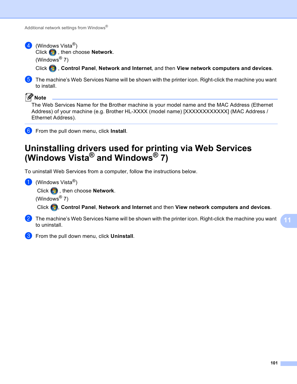 And windows | Brother HL 5450DN User Manual | Page 107 / 120