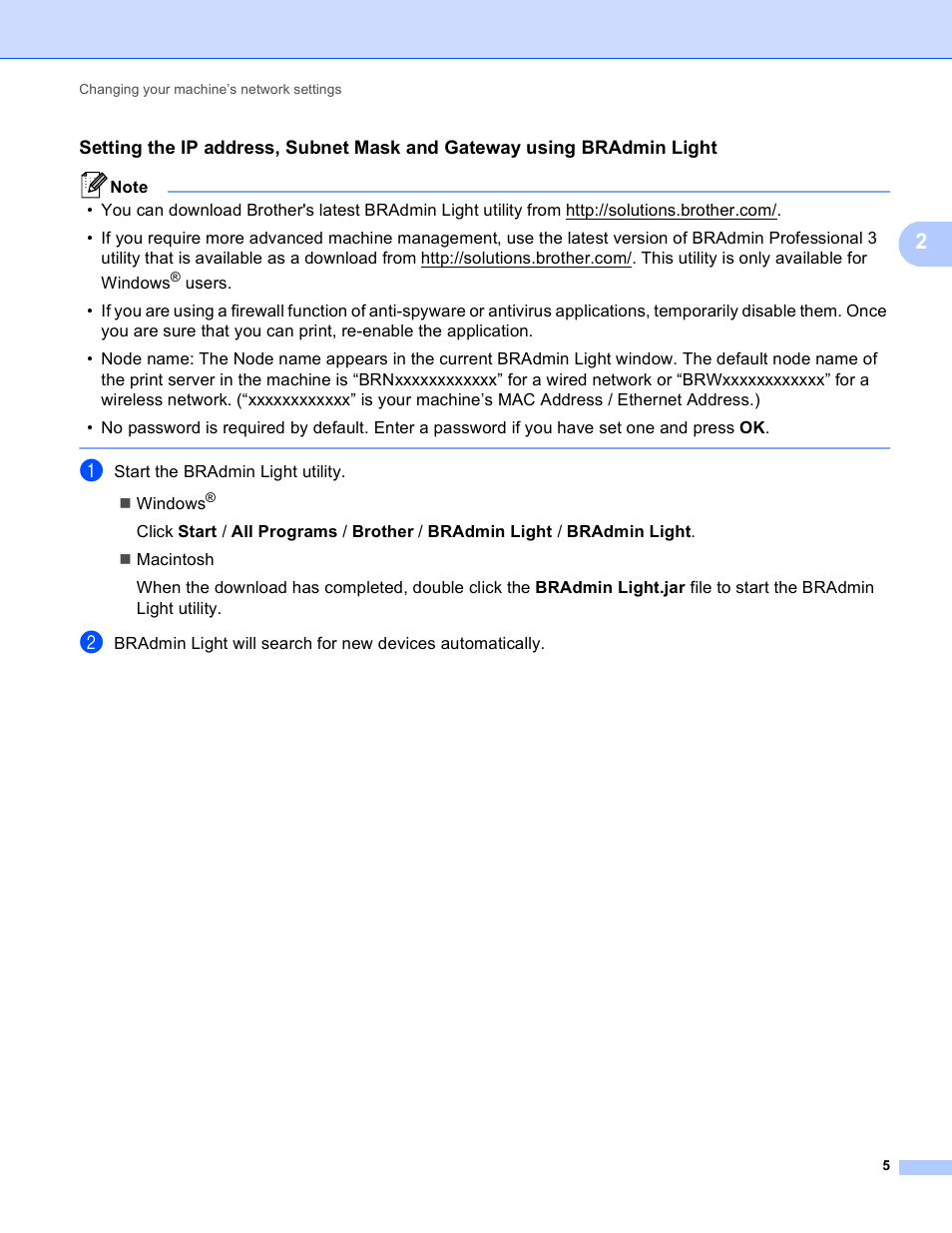 Brother HL 5450DN User Manual | Page 11 / 120