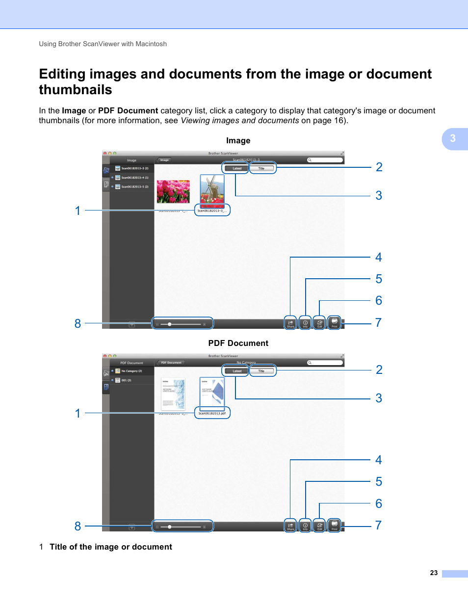 Brother ScanViewer (Guide for iOS/OS X) User Manual | Page 26 / 35