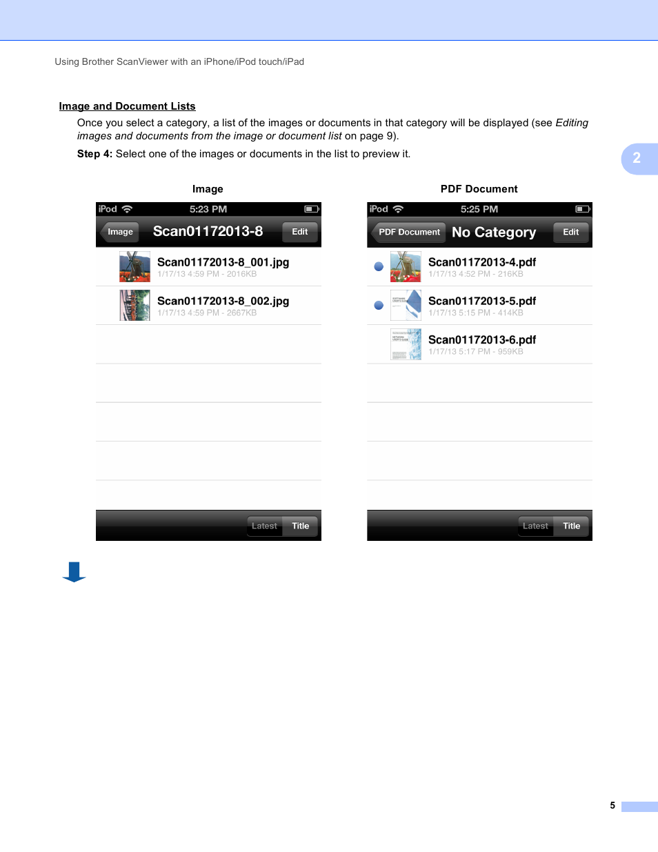 Pdf document | Brother ScanViewer (Guide for iOS/OS X) User Manual | Page 8 / 35
