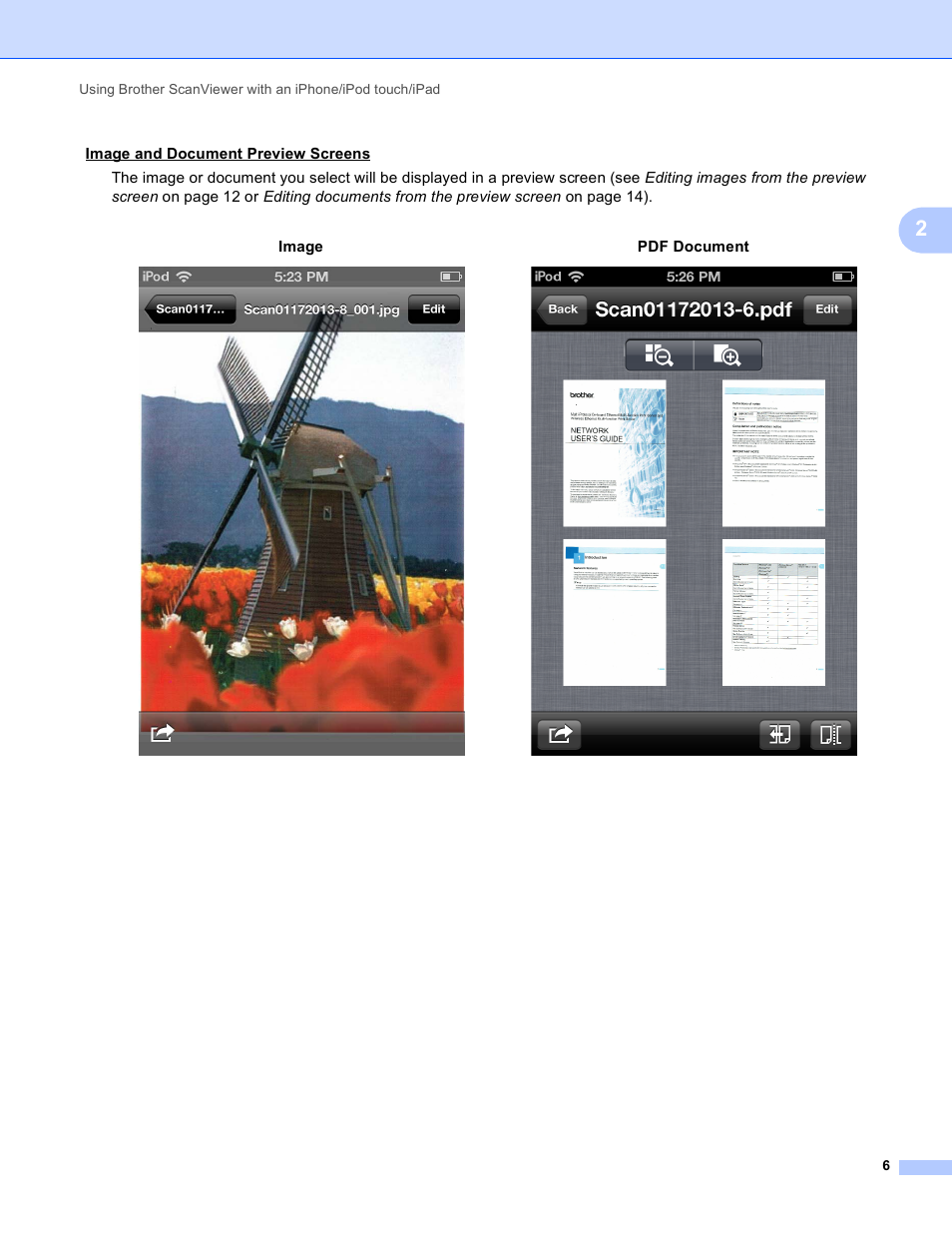 Pdf document | Brother ScanViewer (Guide for iOS/OS X) User Manual | Page 9 / 35