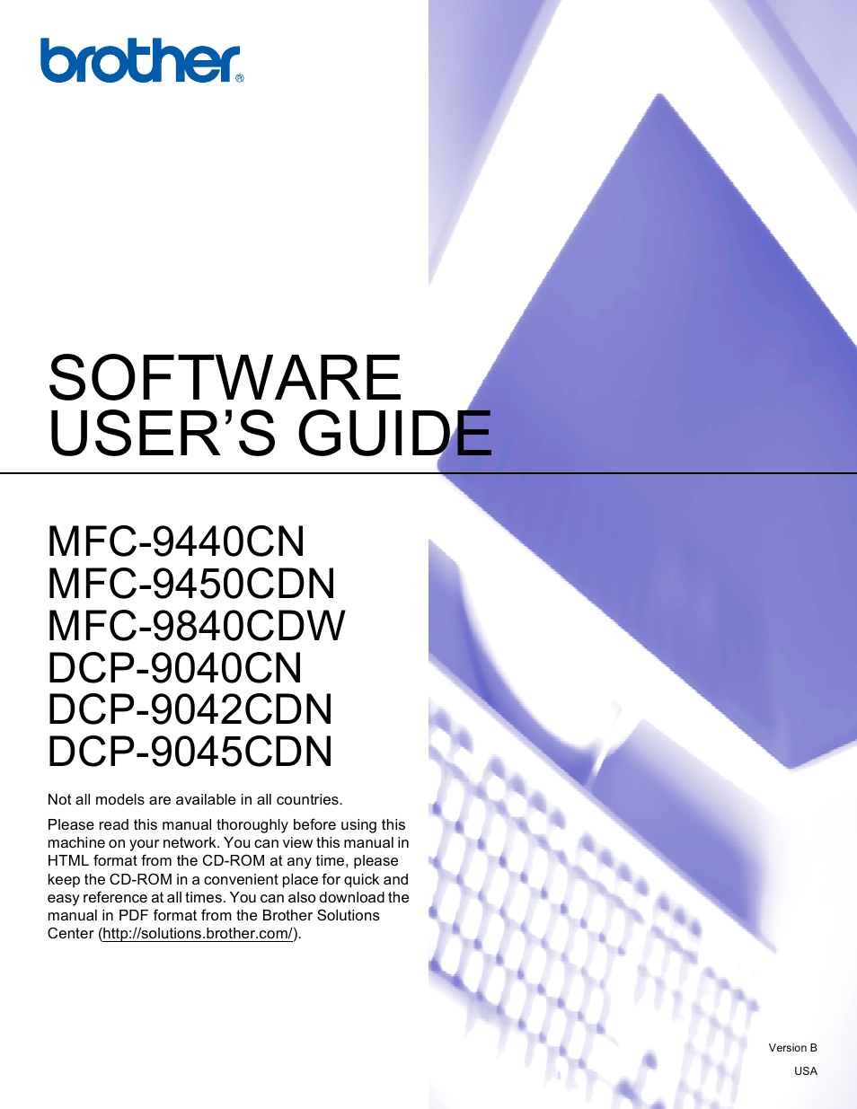 Brother DCP 9040CN User Manual | 225 pages