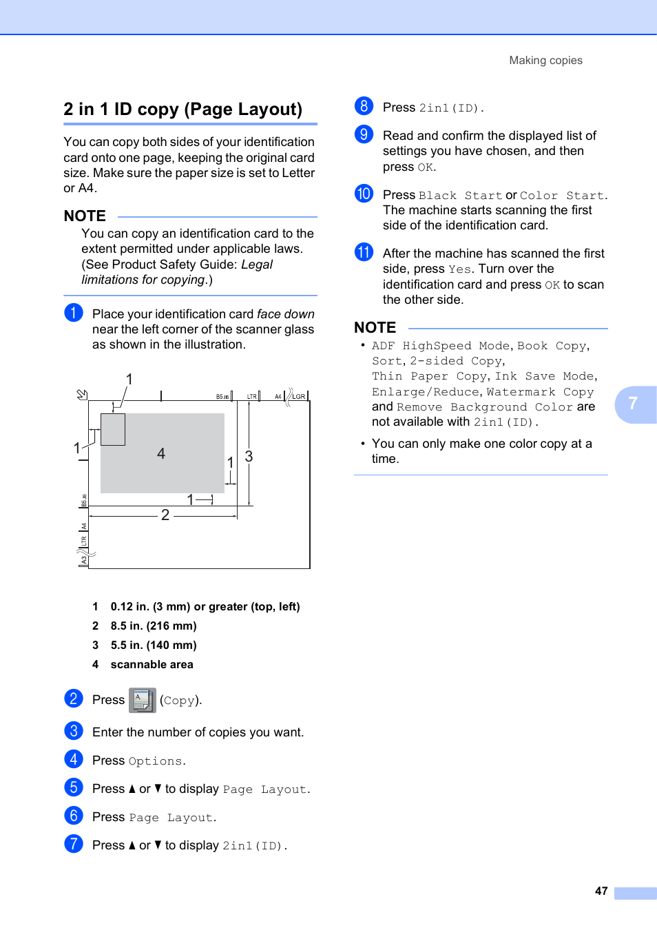 72 in 1 id copy (page layout) | Brother MFC-J6720DW User Manual | Page 53 / 101