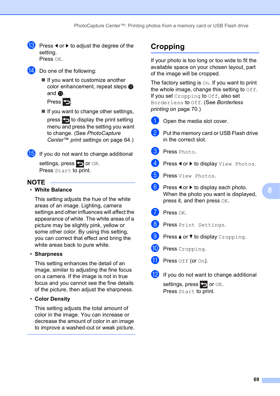 Cropping | Brother MFC-J6720DW User Manual | Page 75 / 101