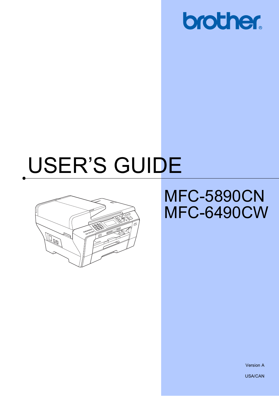 Brother MFC-5890CN User Manual | 247 pages
