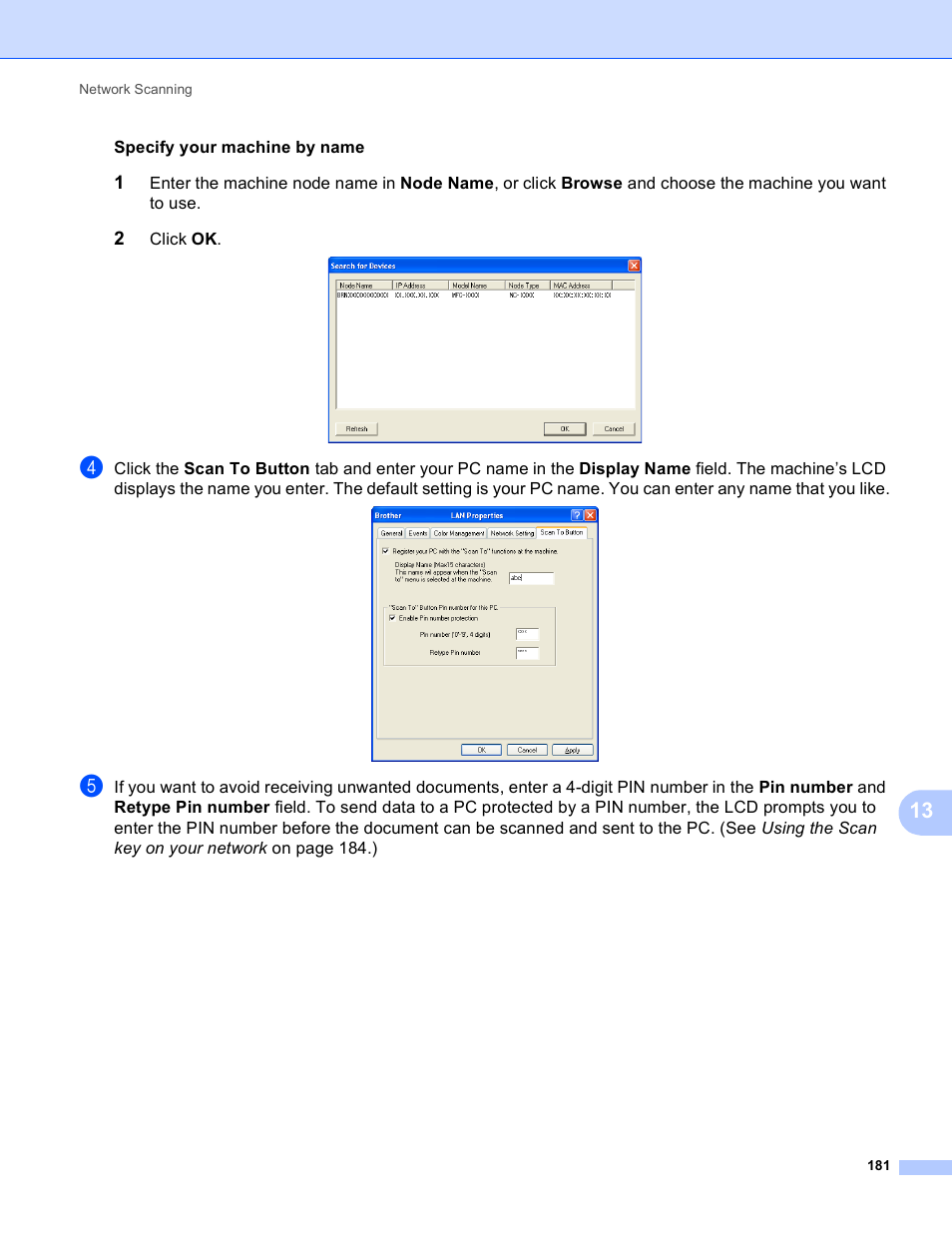 Brother MFC-495CW User Manual | Page 188 / 198