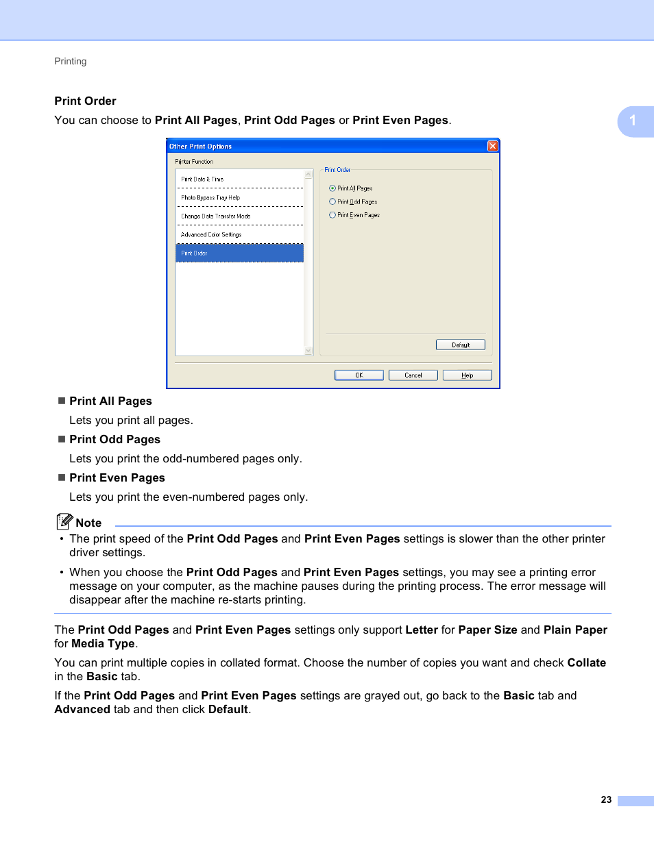 Brother MFC-495CW User Manual | Page 30 / 198