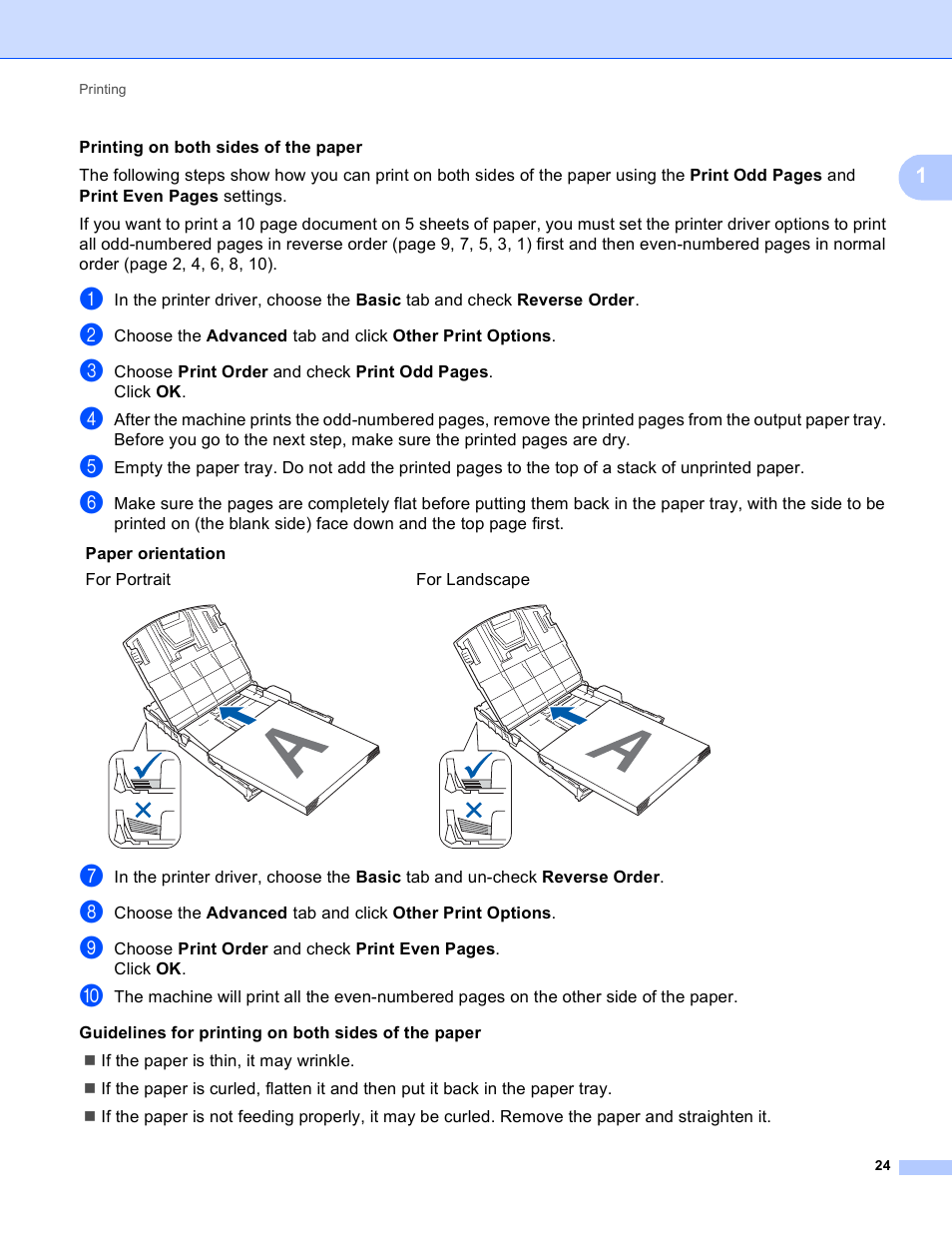 Brother MFC-495CW User Manual | Page 31 / 198