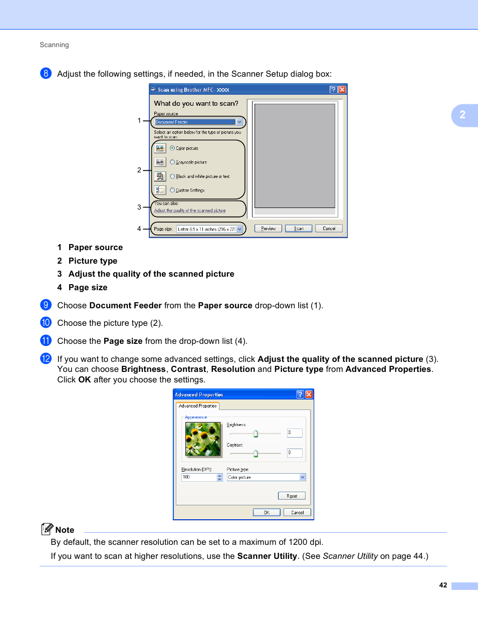 Brother MFC-495CW User Manual | Page 49 / 198