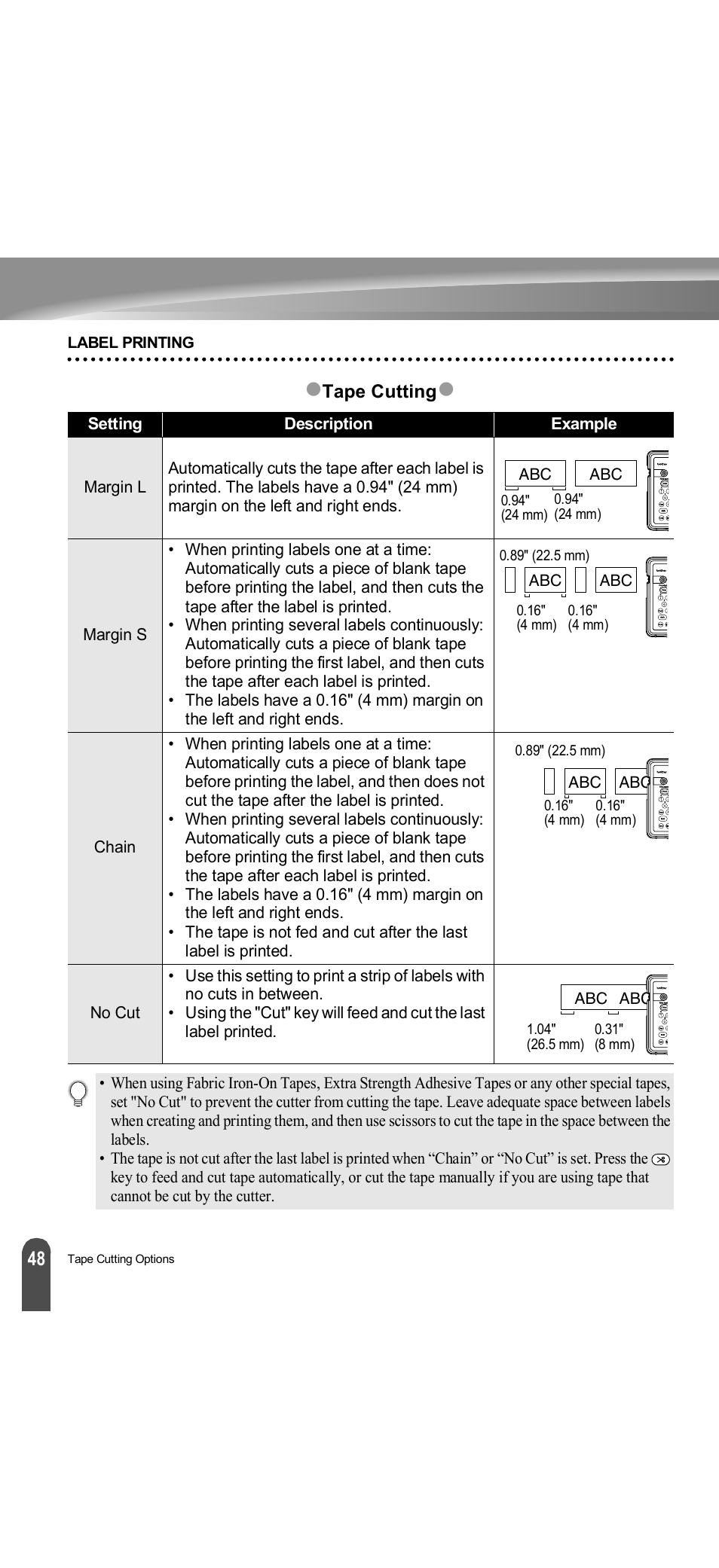 Brother PT-18R User Manual | Page 54 / 71