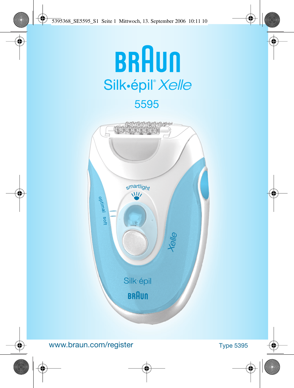 Braun 5595 Silk-épil Xelle User Manual | 48 pages