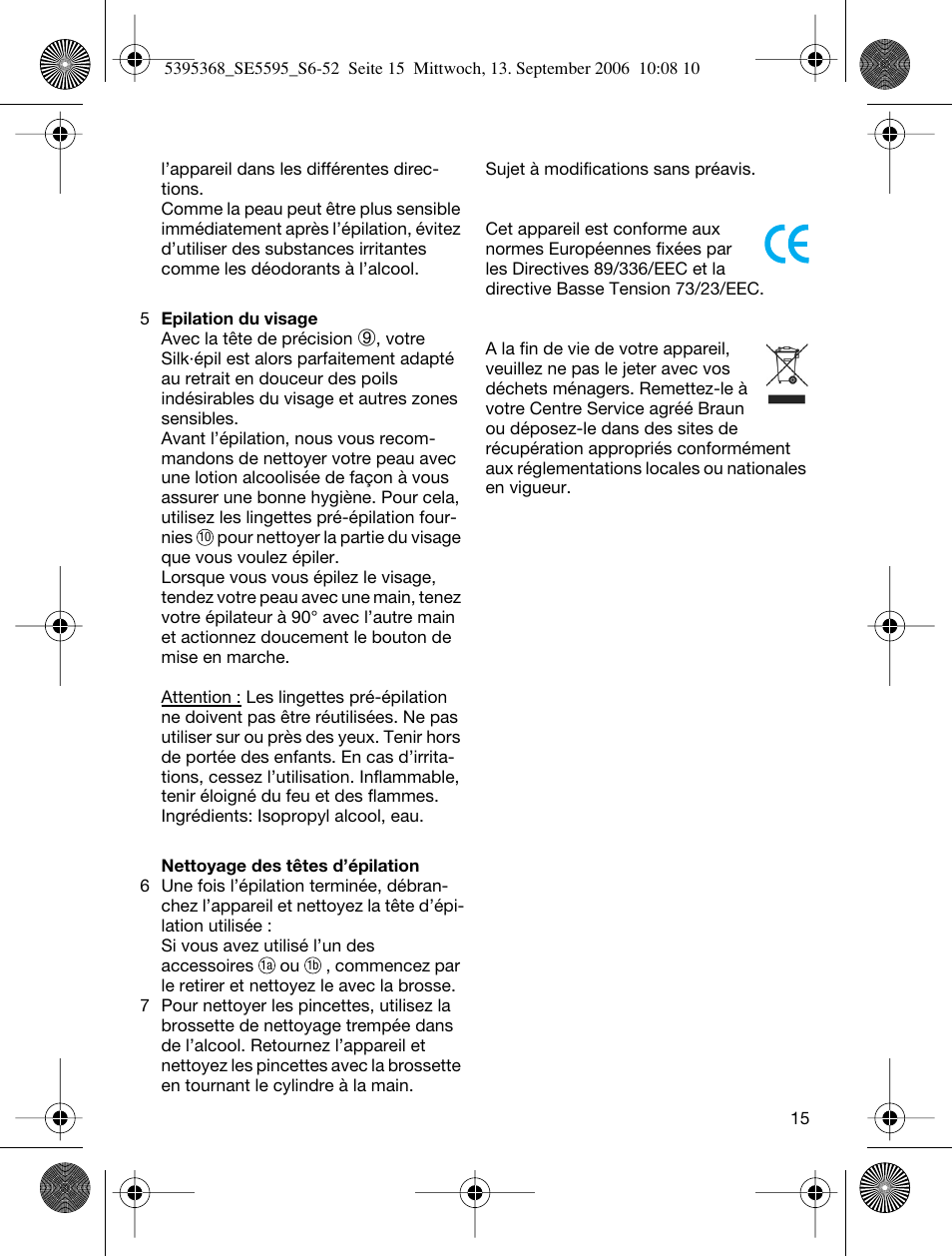 Braun 5595 Silk-épil Xelle User Manual | Page 14 / 48