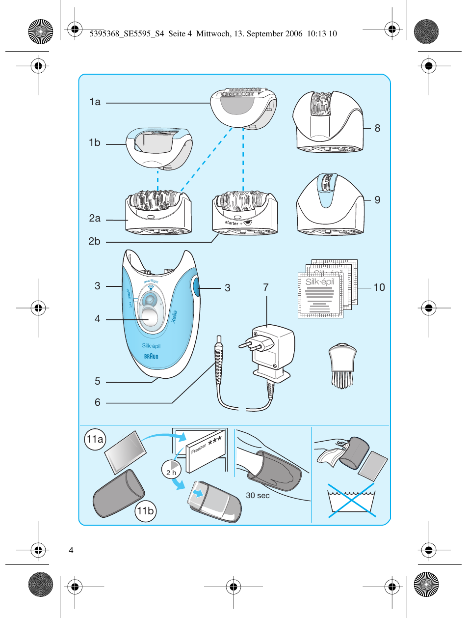 Braun 5595 Silk-épil Xelle User Manual | Page 3 / 48