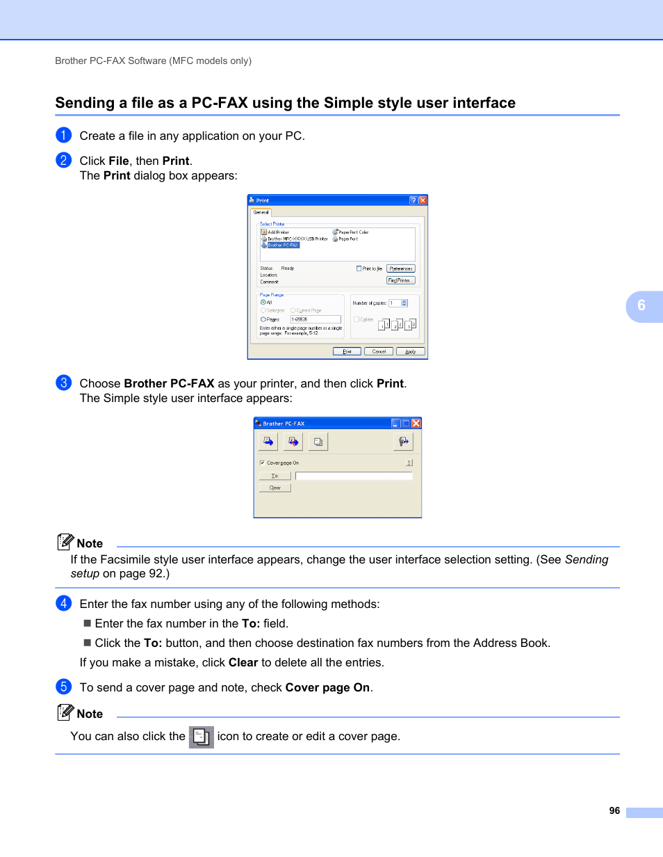 Brother MFC 7360N User Manual | Page 104 / 218
