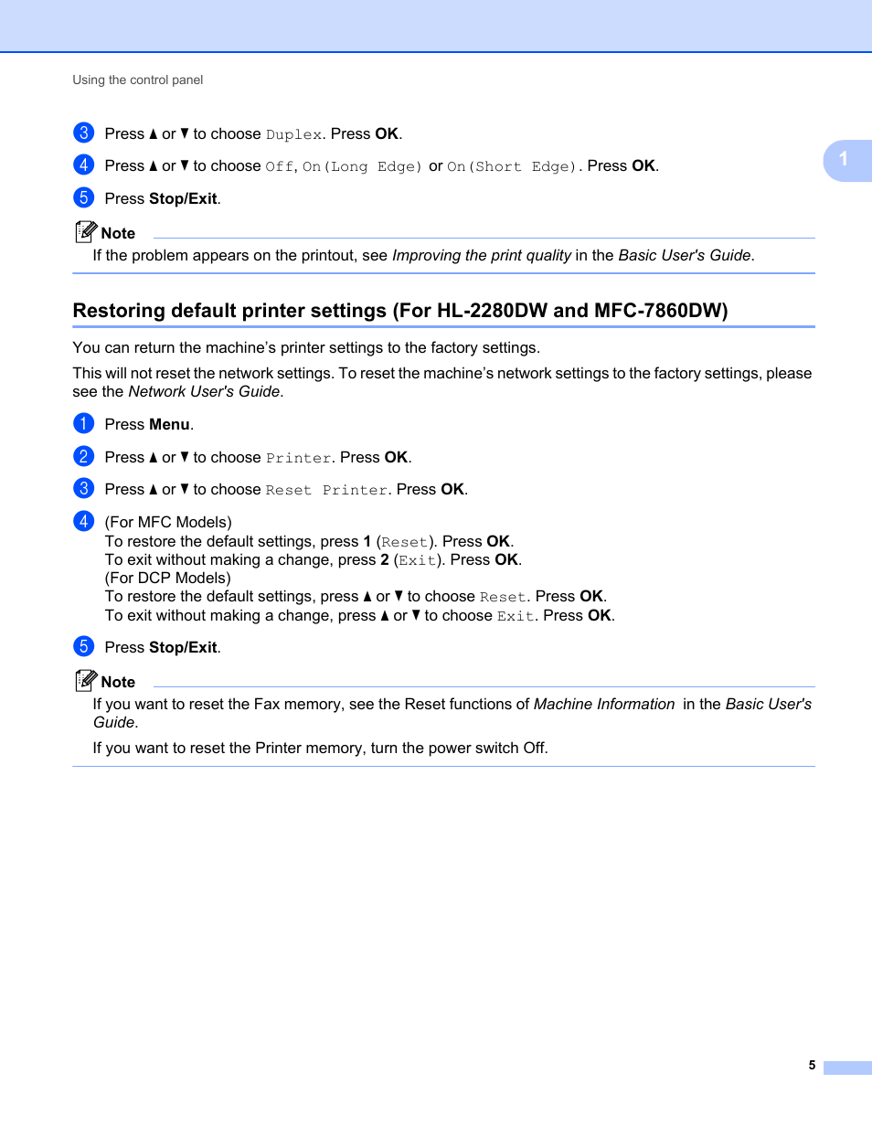 Brother MFC 7360N User Manual | Page 13 / 218