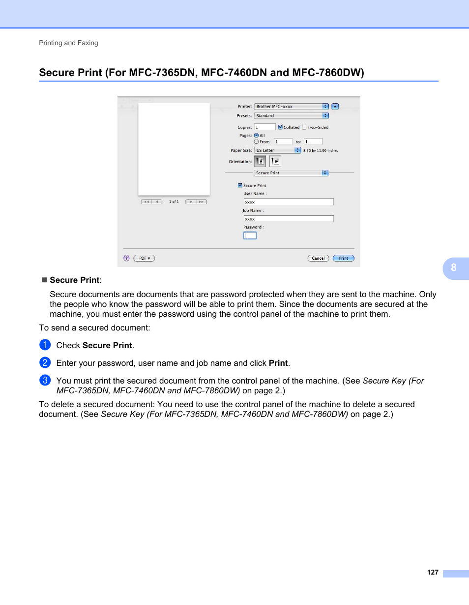 Brother MFC 7360N User Manual | Page 135 / 218