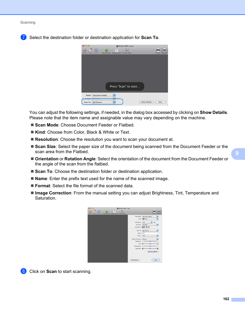 Brother MFC 7360N User Manual | Page 170 / 218