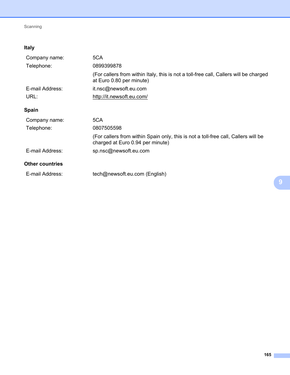 Brother MFC 7360N User Manual | Page 173 / 218