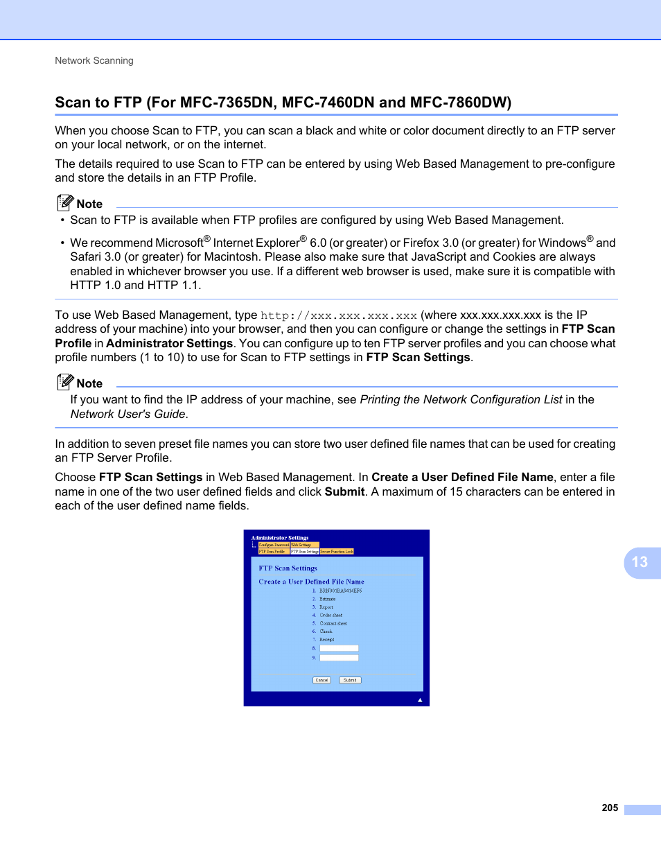 Brother MFC 7360N User Manual | Page 213 / 218