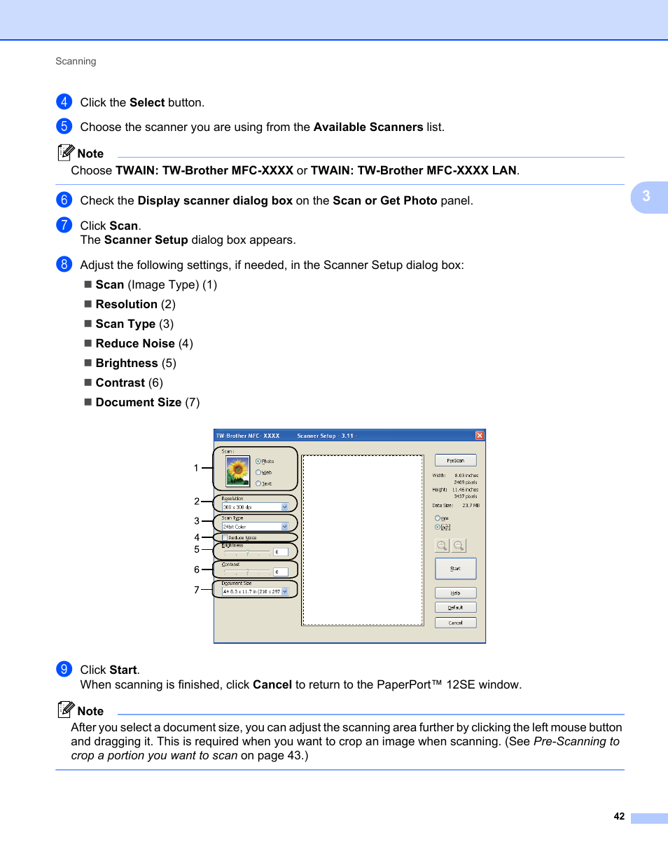 Brother MFC 7360N User Manual | Page 50 / 218