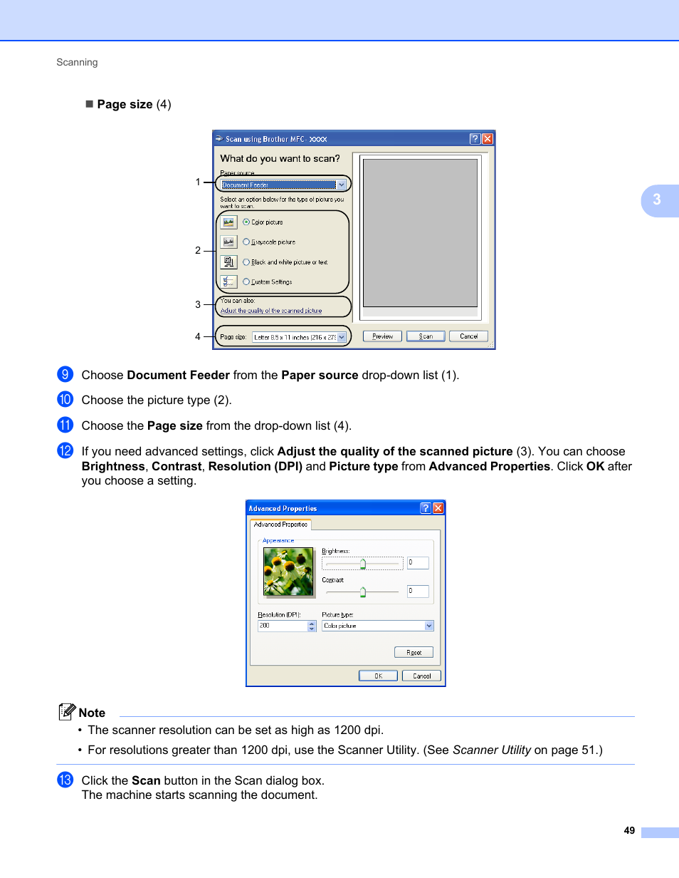 Brother MFC 7360N User Manual | Page 57 / 218