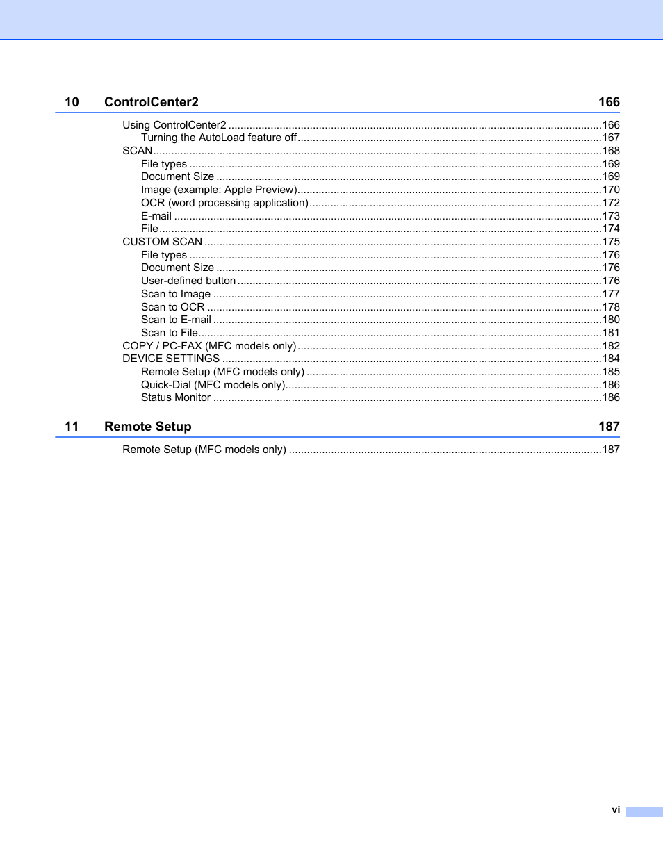 Brother MFC 7360N User Manual | Page 7 / 218