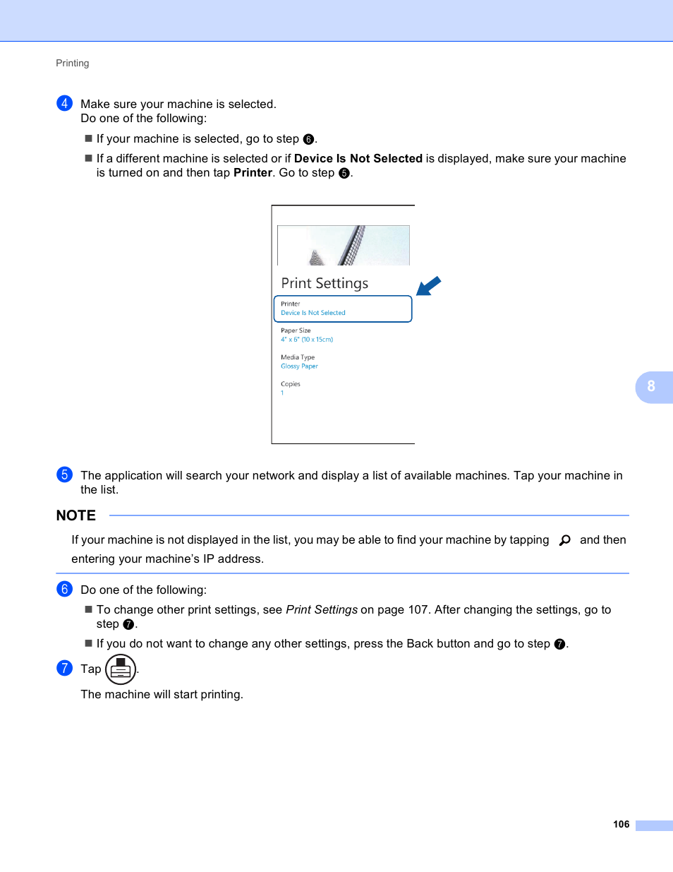 Brother Mobile Print/Scan for Brother iPrint&Scan User Manual | Page 110 / 115