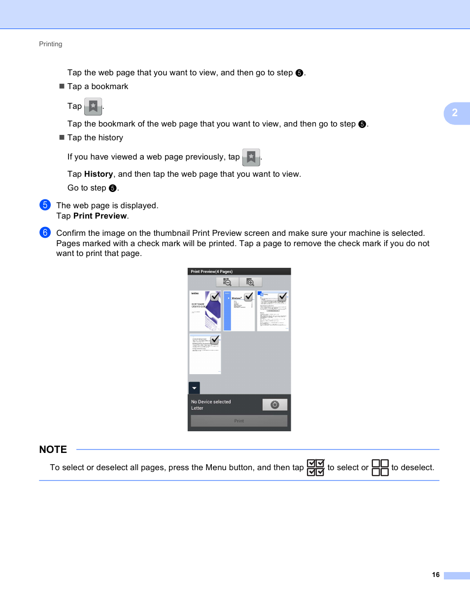 Brother Mobile Print/Scan for Brother iPrint&Scan User Manual | Page 20 / 115