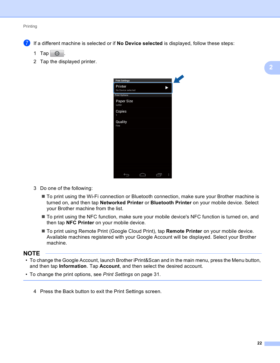 Brother Mobile Print/Scan for Brother iPrint&Scan User Manual | Page 26 / 115