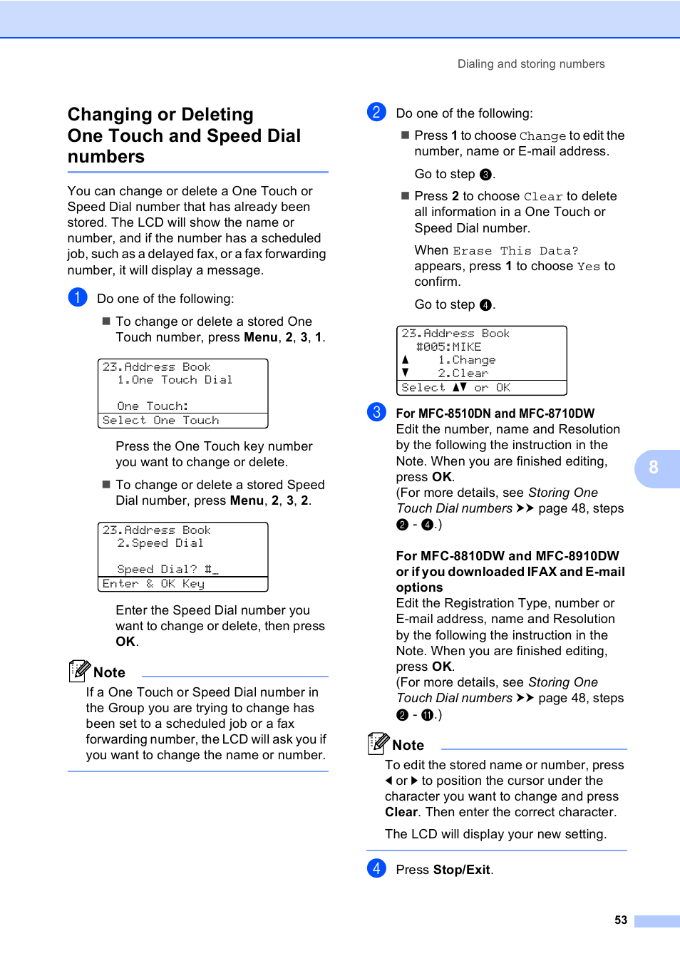 Brother MFC-8510DN User Manual | Page 65 / 202