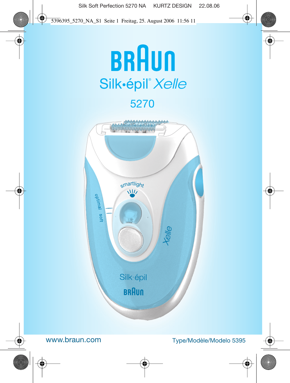 Braun 5270-5396 Silk-épil Xelle User Manual | 27 pages