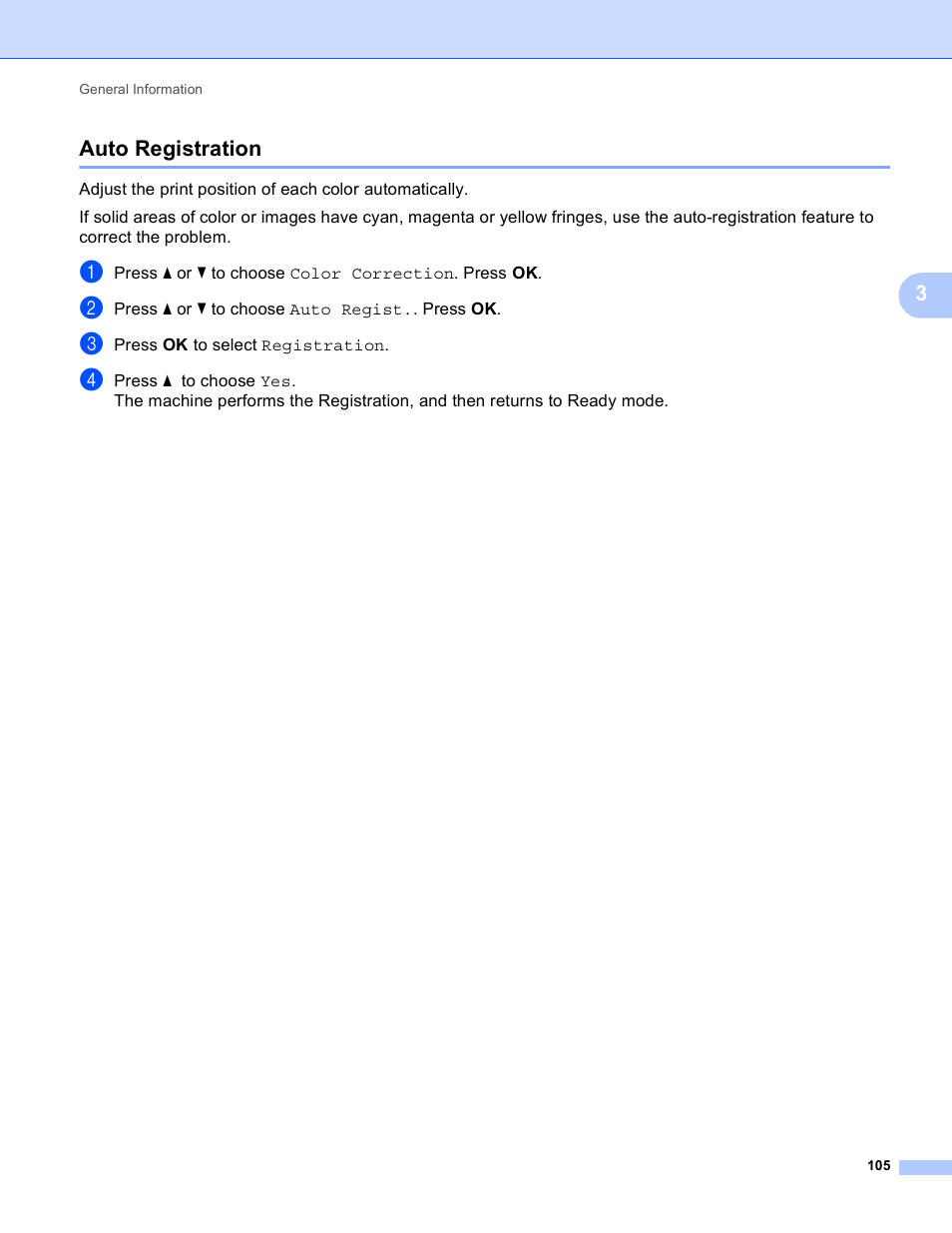 Auto registration | Brother HL-3170CDW User Manual | Page 111 / 206