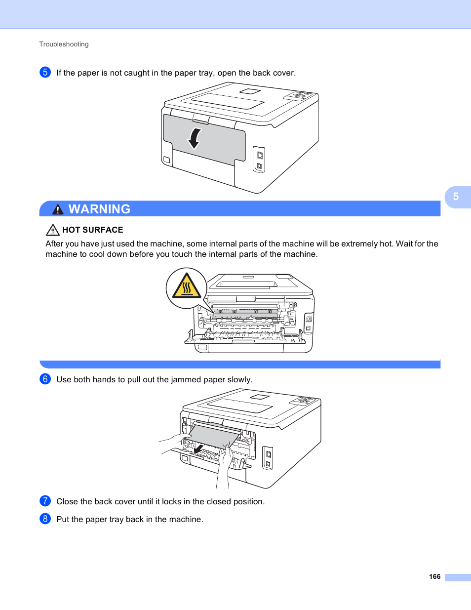 Warning | Brother HL-3170CDW User Manual | Page 172 / 206