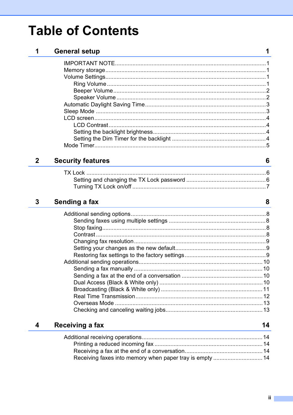 Brother MFC-J435W User Manual | Page 3 / 47