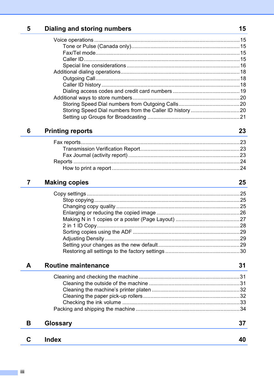 Brother MFC-J435W User Manual | Page 4 / 47