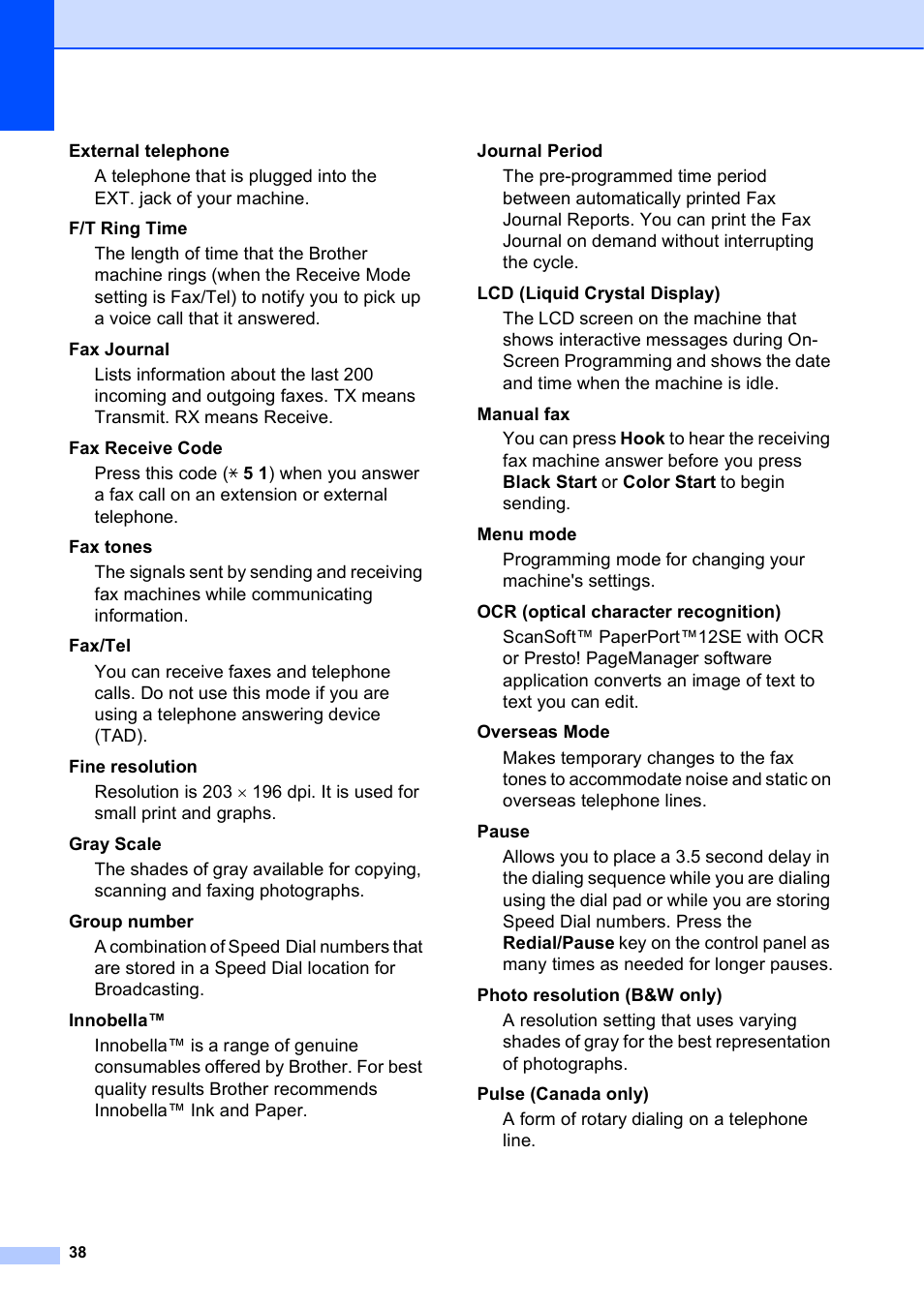 Brother MFC-J435W User Manual | Page 42 / 47