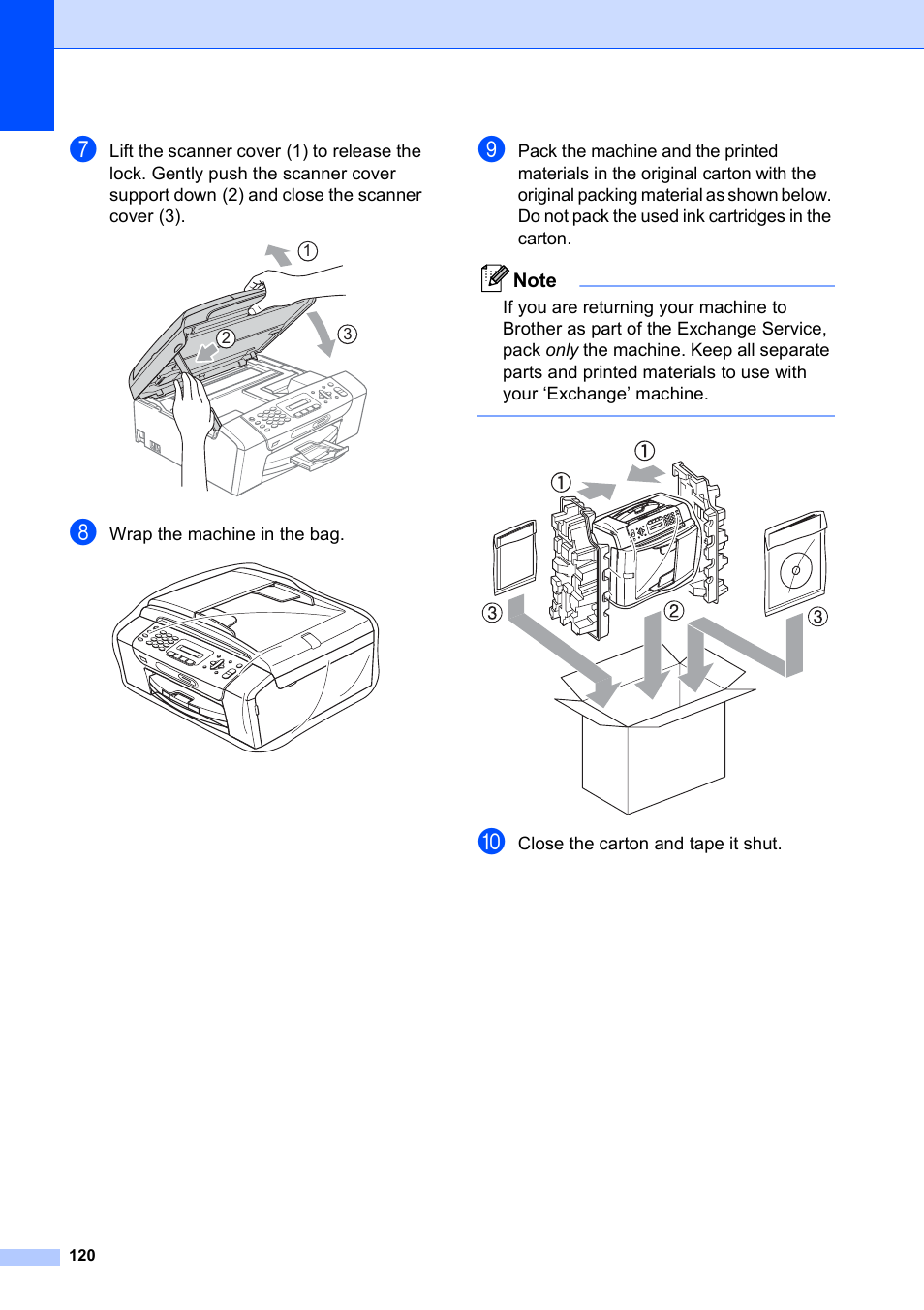 Brother MFC-250C User Manual | Page 134 / 168