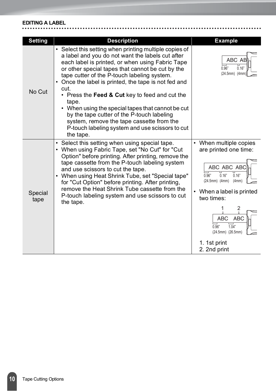 Brother PT-E500 User Manual | Page 11 / 63