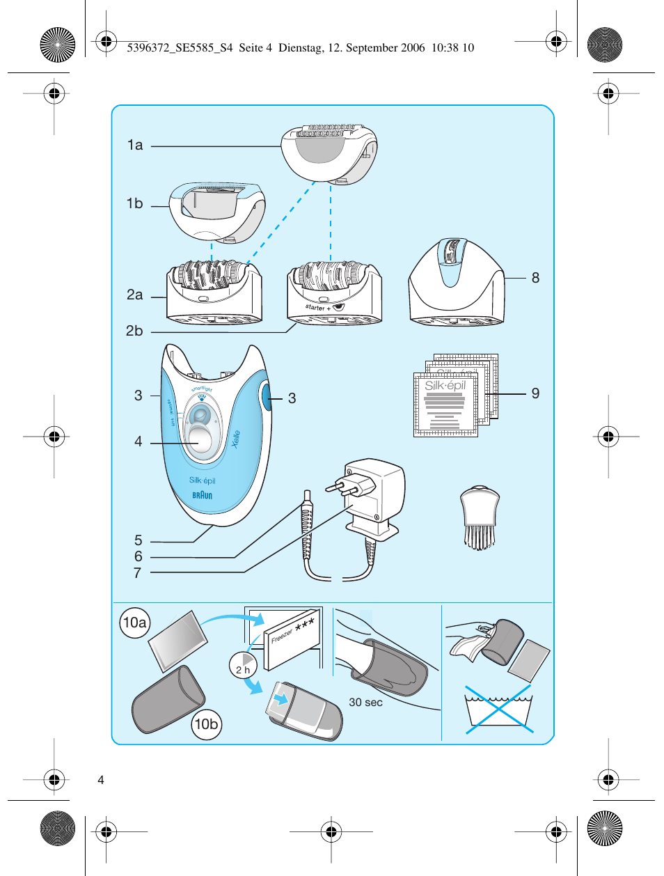 Braun 5585 Silk-épil Xelle User Manual | Page 3 / 64