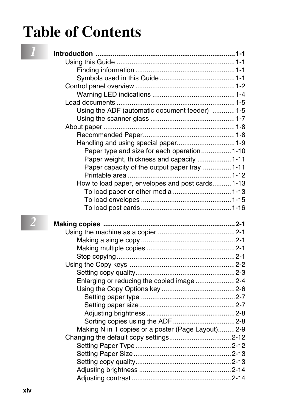 Brother DCP-120C User Manual | Page 16 / 113