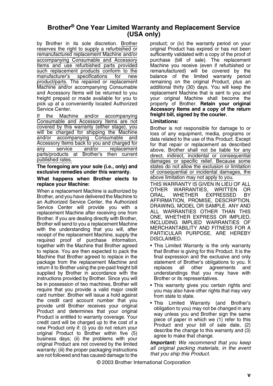 Brother | Brother DCP-120C User Manual | Page 7 / 113