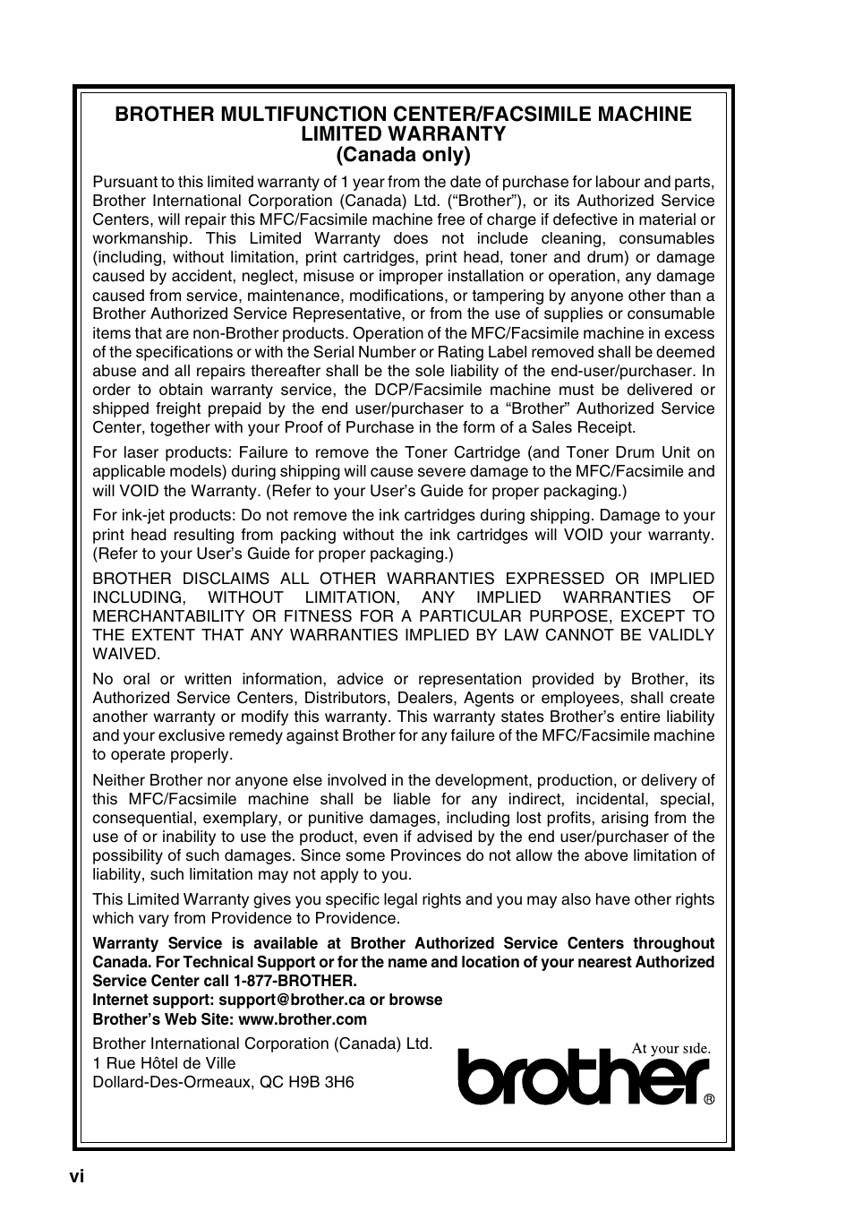 Brother DCP-120C User Manual | Page 8 / 113