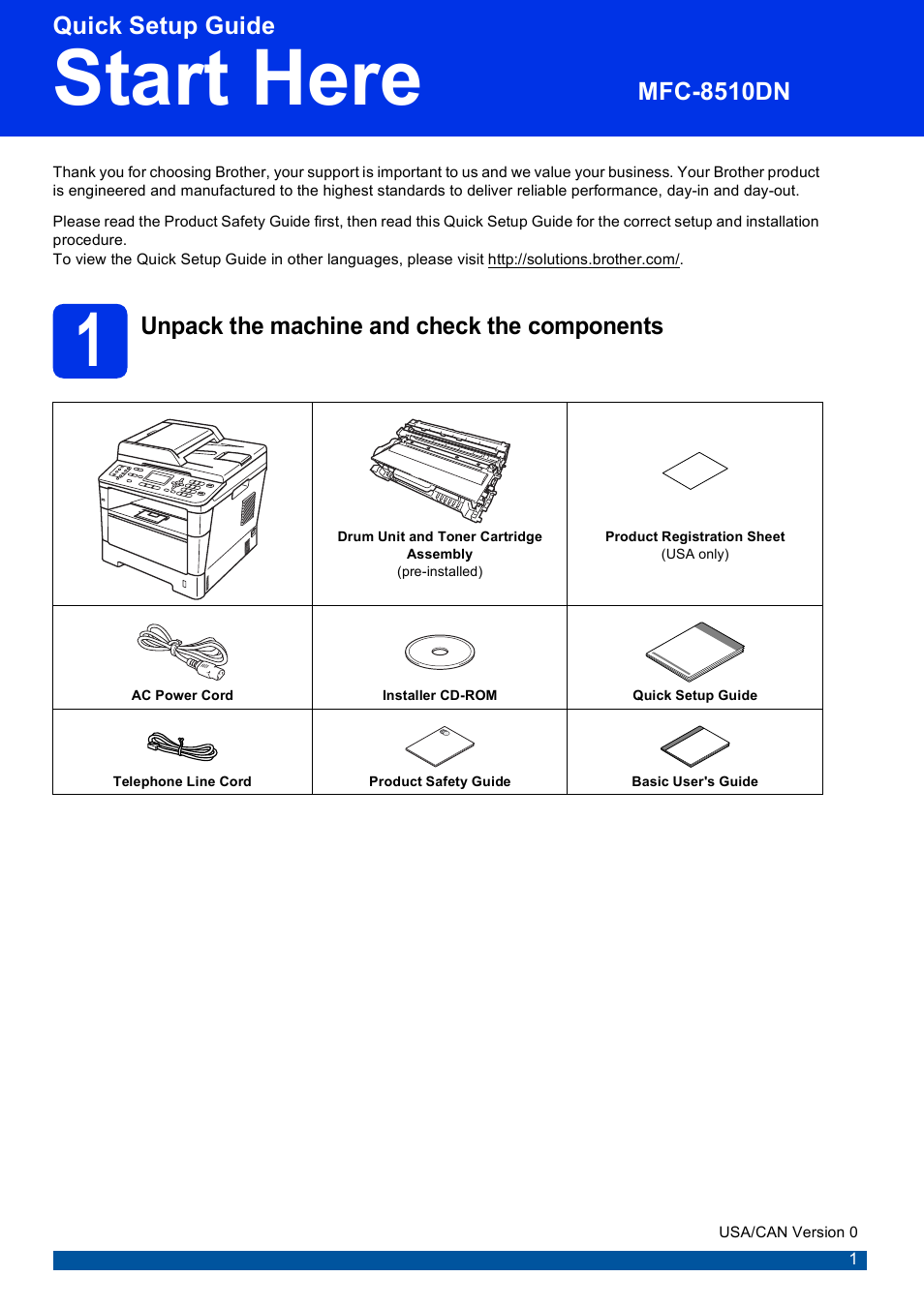 Brother MFC-8510DN User Manual | 26 pages