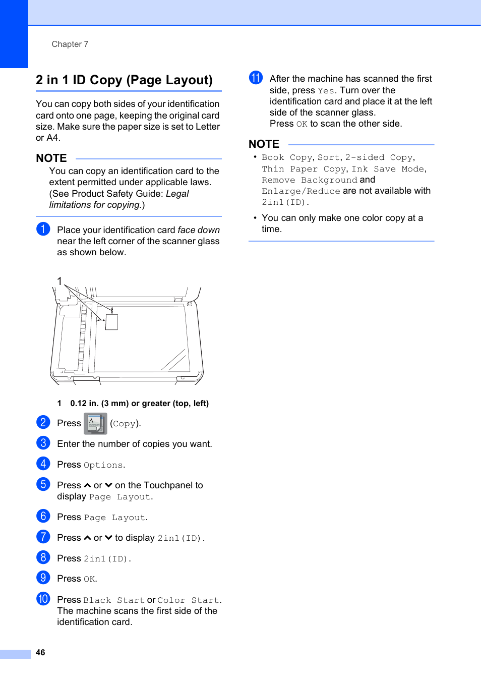 2 in 1 id copy (page layout) | Brother MFC-J4410DW User Manual | Page 52 / 88