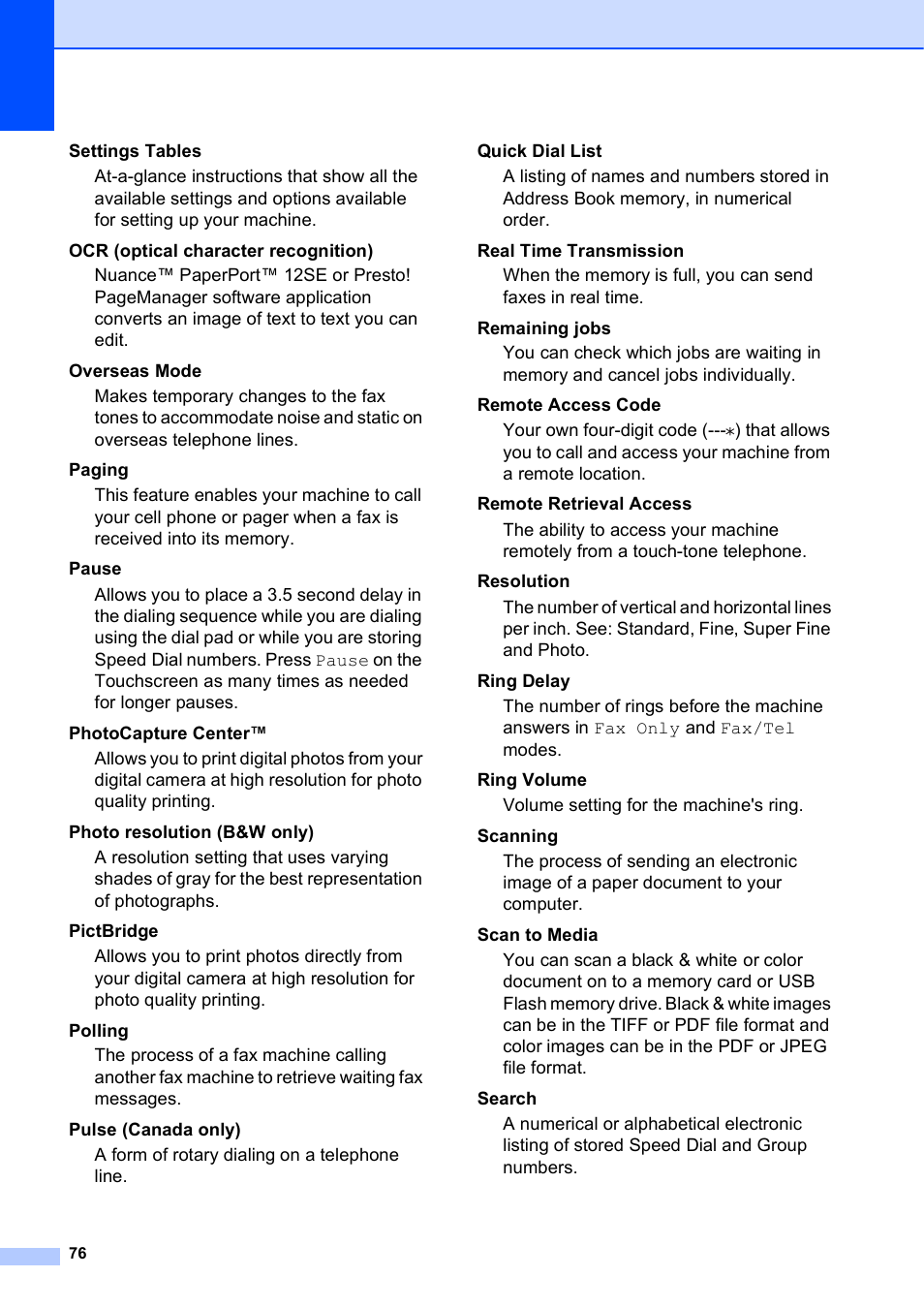 Brother MFC-J4410DW User Manual | Page 82 / 88