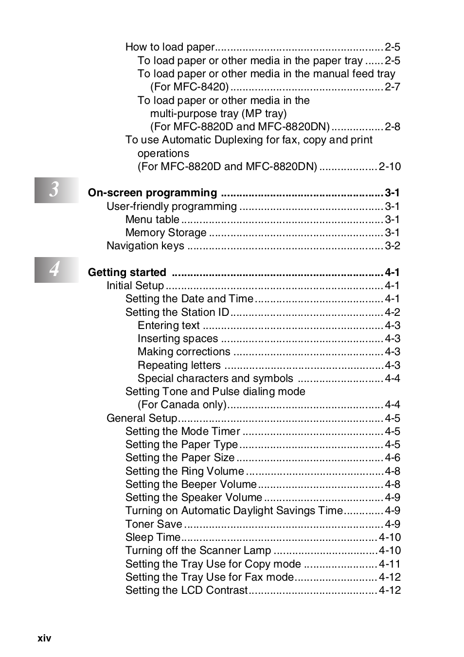 Brother MFC-8820DN User Manual | Page 15 / 421